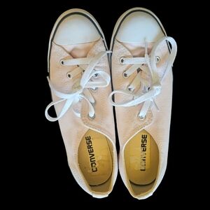 Baby pink Converse All Star size 8 women
